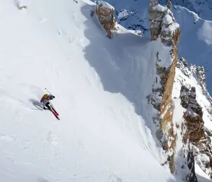 Sci alpinismo sul Pordoi