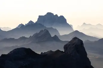 Silhouette Pelmo Dolomiti
